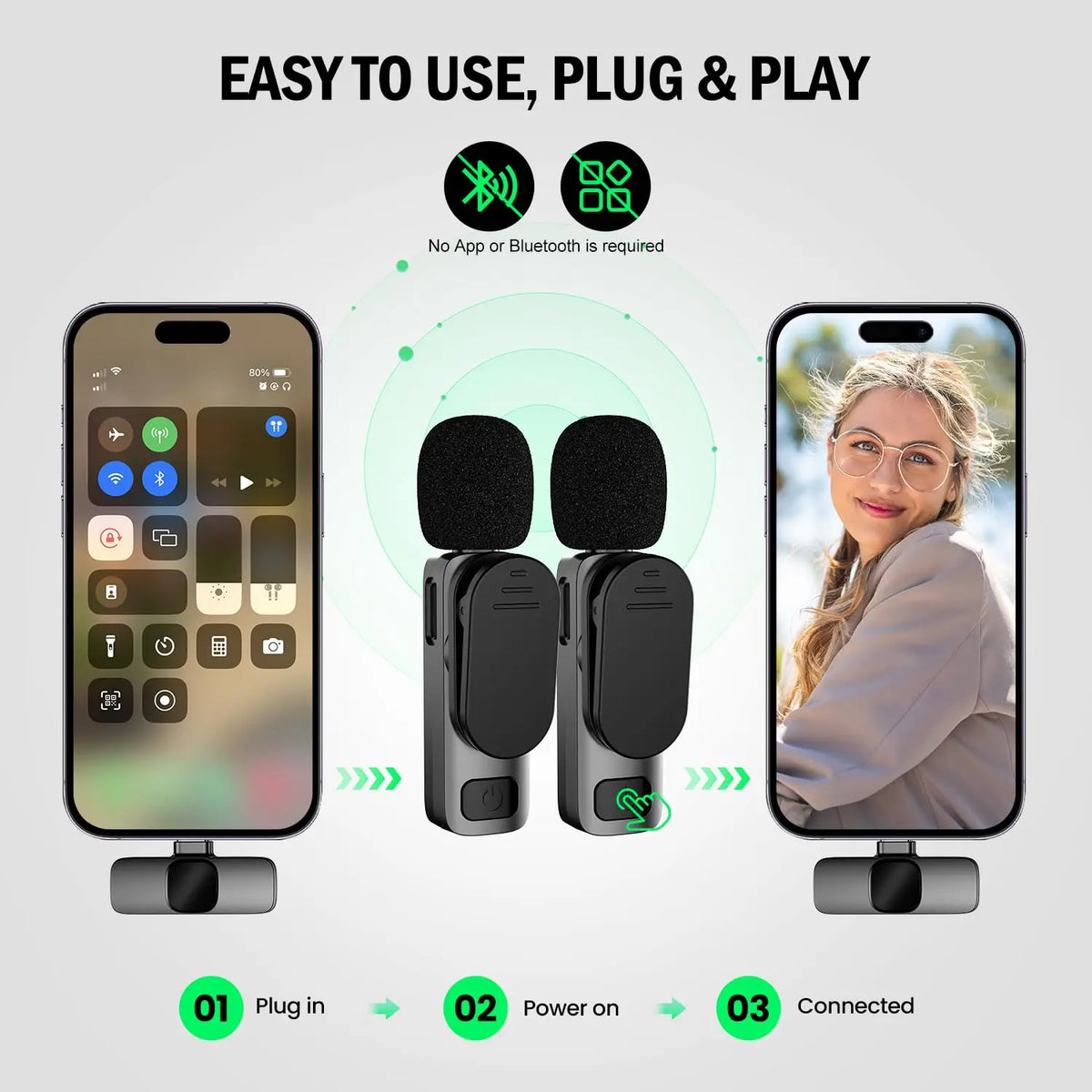 Premium Wireless Lavalier Microphone for Creators